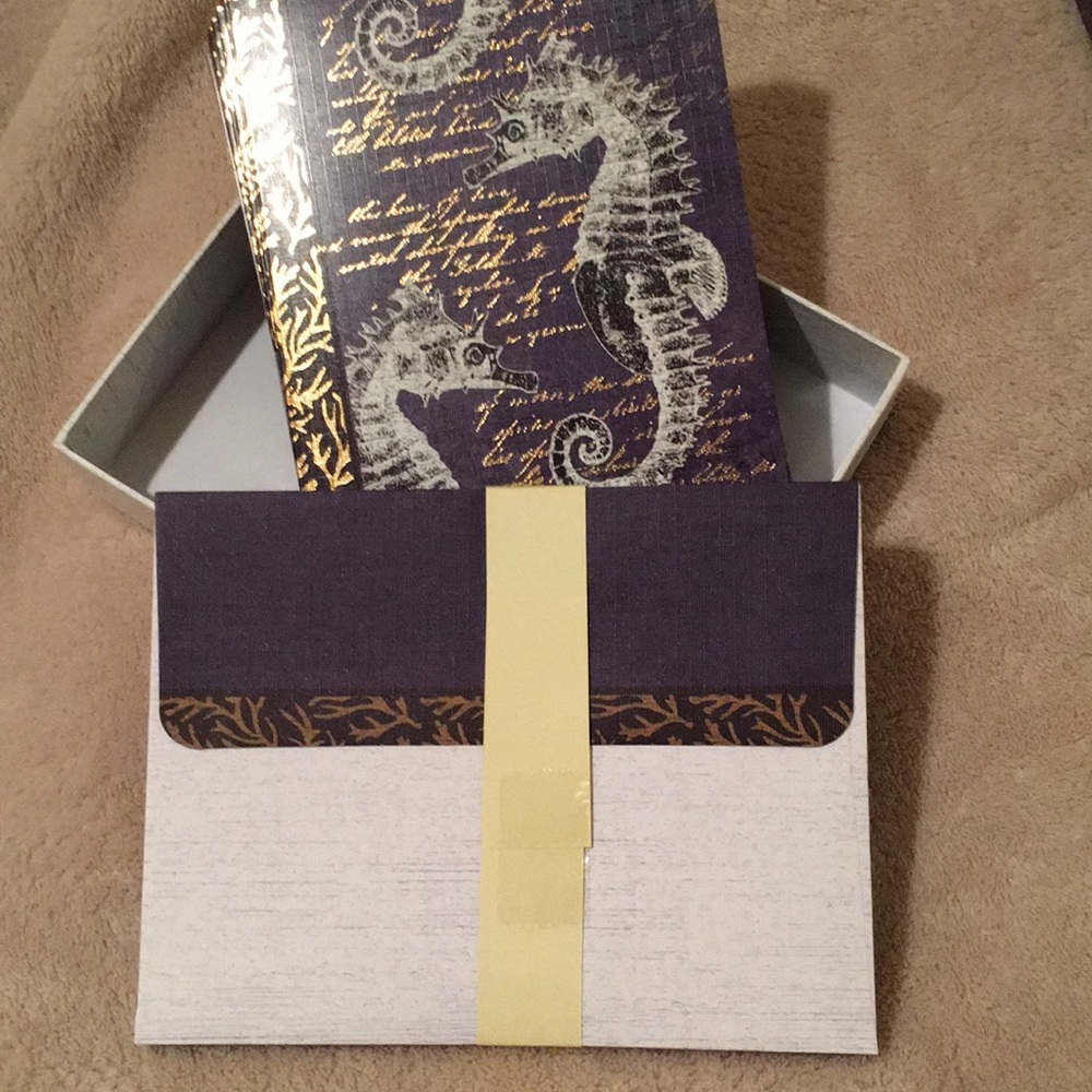 Ocean Treasure Boxed Note Card Set of 13 NWT Lang - Picture 9 of 10